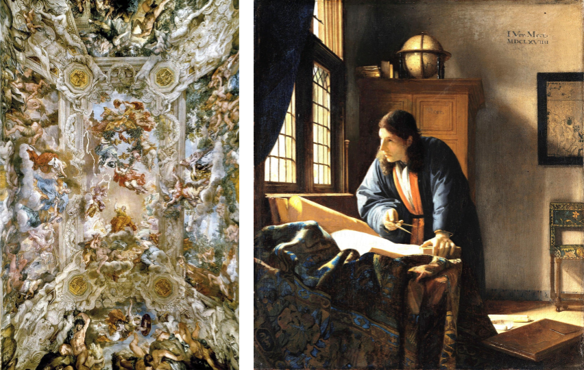 Veermer e Piero da Cortona